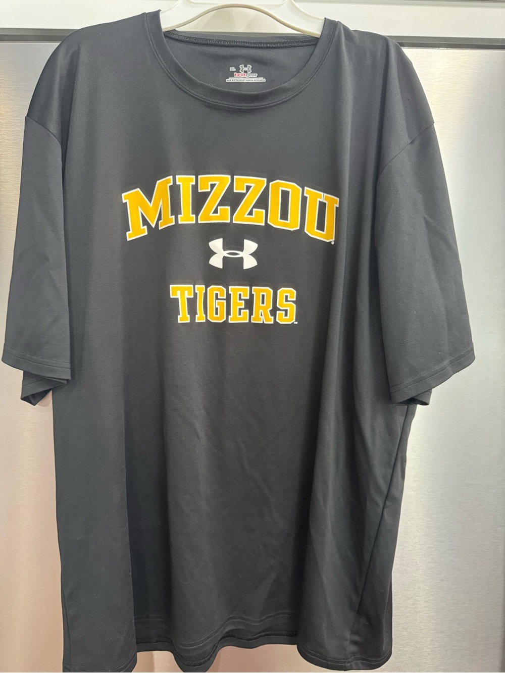 Under Armour Black and Yellow Mizzou Tigers Performance Tee